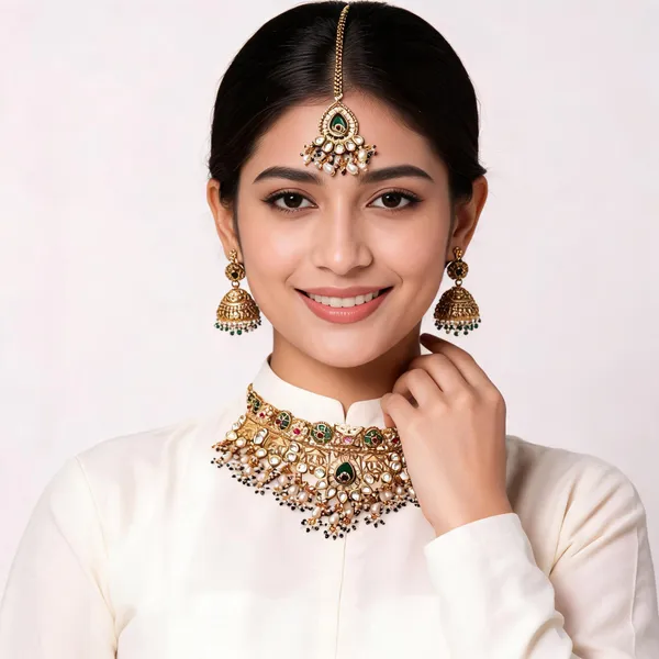 Gold_Tone_Kundan_Choker_Jewellery_Set_for_Women
