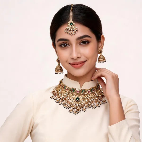 Gold_Tone_Kundan_Choker_Jewellery_Set_for_Women