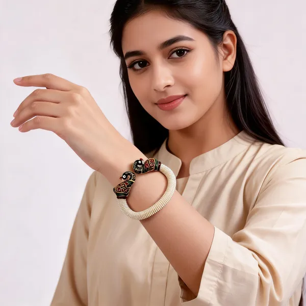 Cream_Beaded_Embellished_Bangles_for_Women