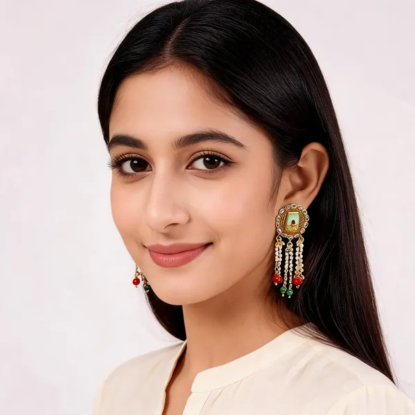 Gold_Tone_Ethnic_Drop_Earrings_for_Women