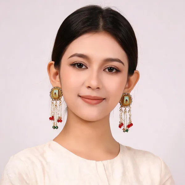 Gold_Tone_Ethnic_Drop_Earrings_for_Women