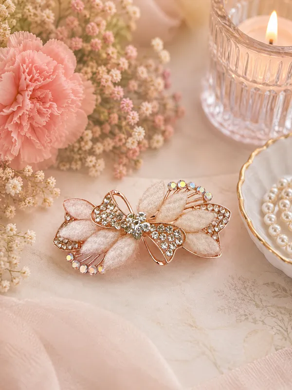 Pink_Embellished_Butterfly_Hair_Clip_for_Women
