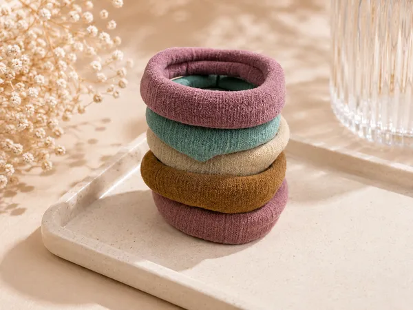 Multicolor_Fabric_Elastic_Hair_Ties_for_Women
