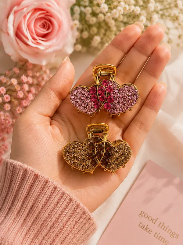 Pink_And_Brown_Rhinestone_Butterfly_Hair_Claw_Clips_For_Women