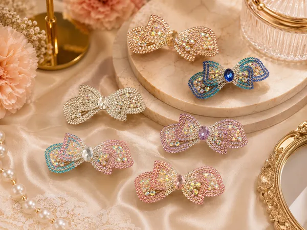 Gold-Tone_Embellished_Bow_Hair_Clip_for_Women