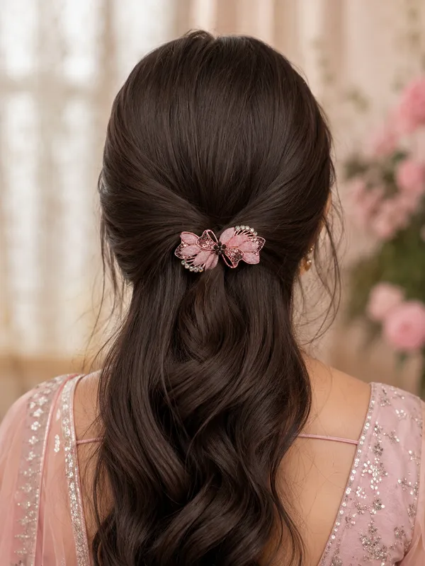 Pink_Embellished_Butterfly_Hair_Clip_for_Women