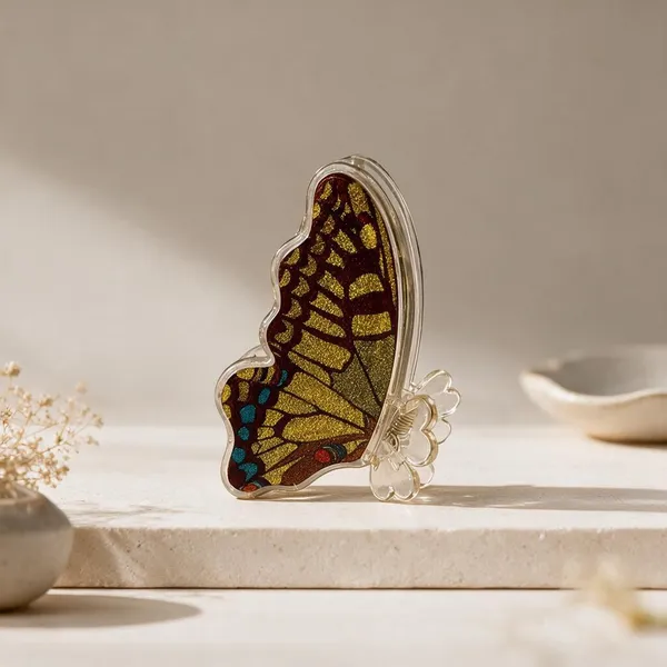 Multicolour_Acrylic_Butterfly_Catch_Clip_For_Women