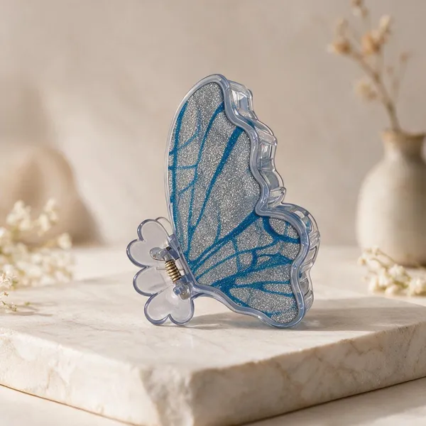 Blue_Acrylic_Butterfly_Catch_Clip_For_Women