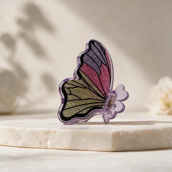 Purple_Acrylic_Butterfly_Catch_Clip_For_Women