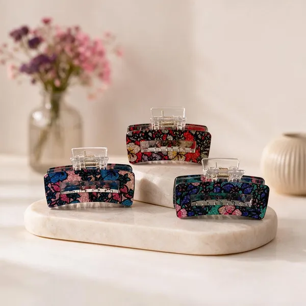 Multicolour_Printed_Acrylic_Hair_Claw_Clips_For_Women