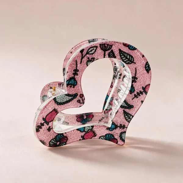 Pink_Acrylic_Floral_Catch_Clip_For_Women