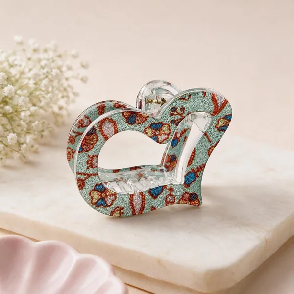 Multicolour_Acrylic_Patterned_Catch_Clip_For_Women