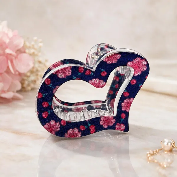 Blue_Acrylic_Floral_Catch_Clip_For_Women
