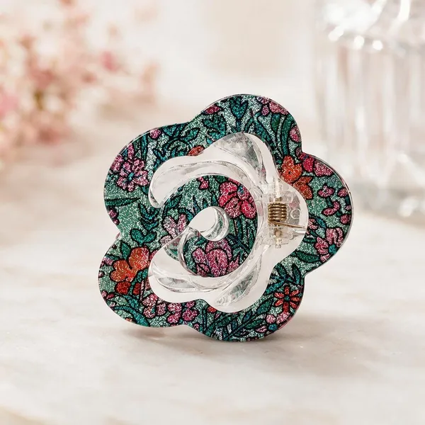 Multicolour_Floral_Acrylic_Hair_Claw_Clip_For_Women
