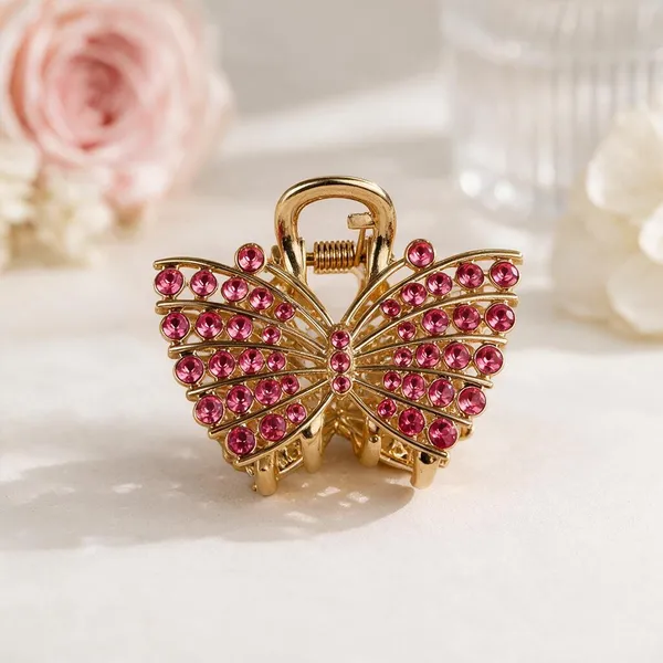 Gold_Butterfly_Rhinestone_Hair_Claw_Clips_For_Women