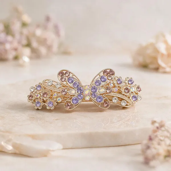 Gold_Metal_Crystal_Butterfly_Center_Clip_For_Women