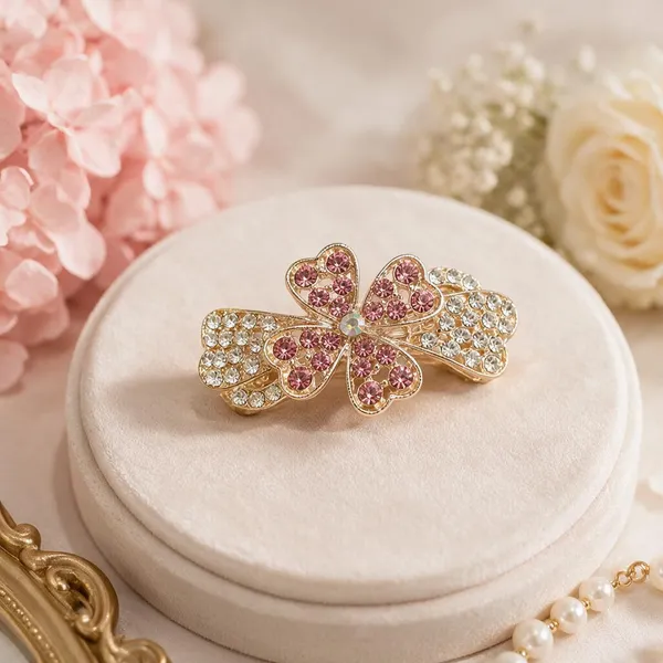 Gold_Tone_Metal_Rhinestone_Butterfly_Center_Clip_For_Women