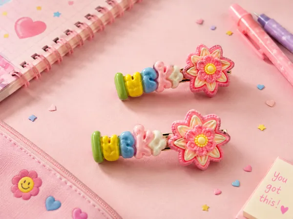 Multicolour_Floral_Hair_Clips_for_Girls