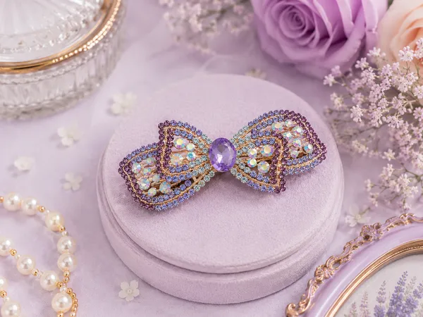 Purple_Rhinestone_Bow_Hair_Clip_for_Women