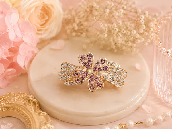 Gold-Tone_Floral_Rhinestone_Hair_Clip_for_Women