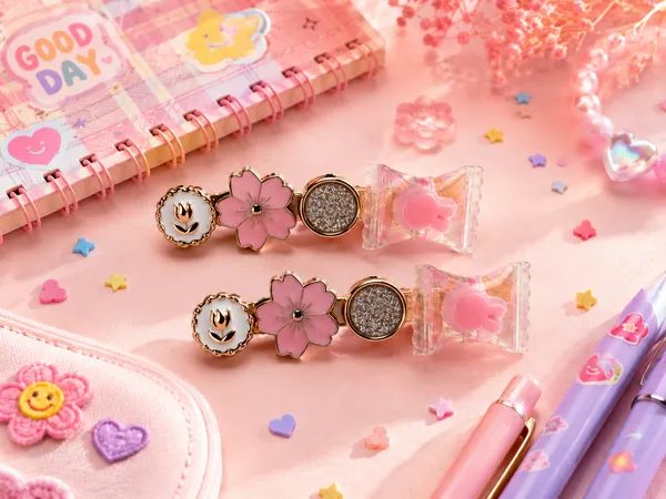 Multicolour_Floral_Hair_Clips_for_Girls