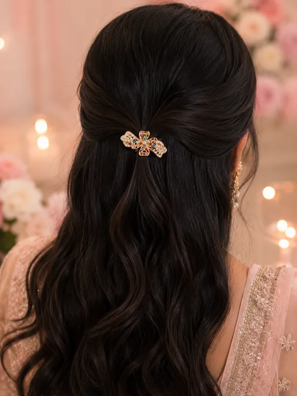 Multicolour_Embellished_Butterfly_Hair_Clip_for_Women