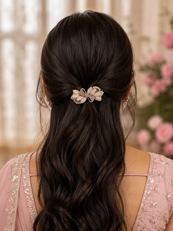 Pink_Embellished_Butterfly_Hair_Clip_for_Women