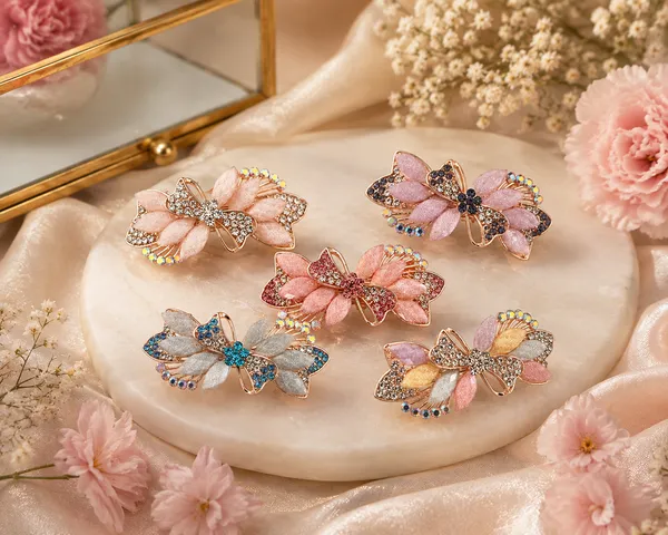 Pink_Embellished_Butterfly_Hair_Clip_for_Women