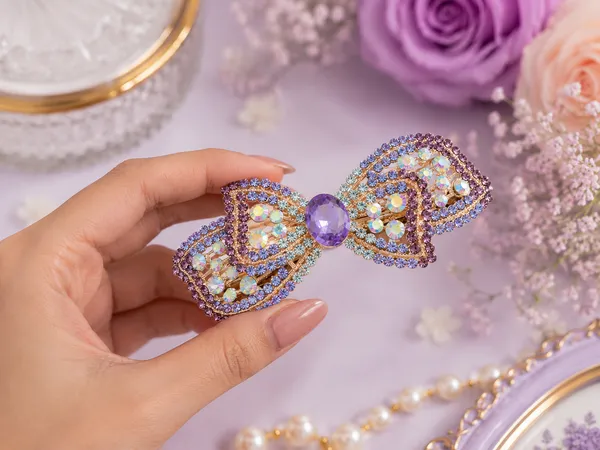Purple_Rhinestone_Bow_Hair_Clip_for_Women