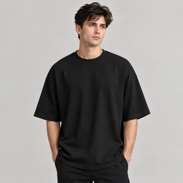Customisable_Oversized_Black_Tshirt