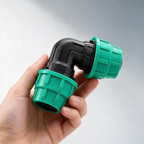 PREMIUM_QUALITY_HEAVY_DUTY_COMP_ELBOW_TWO_CAP__FOR_HDPE_PIPE_40MM