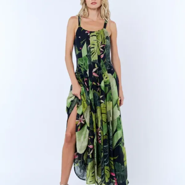 Tropical_Printed_Voile_Scoop_Neck_Sleeveless_Maxi_Dress