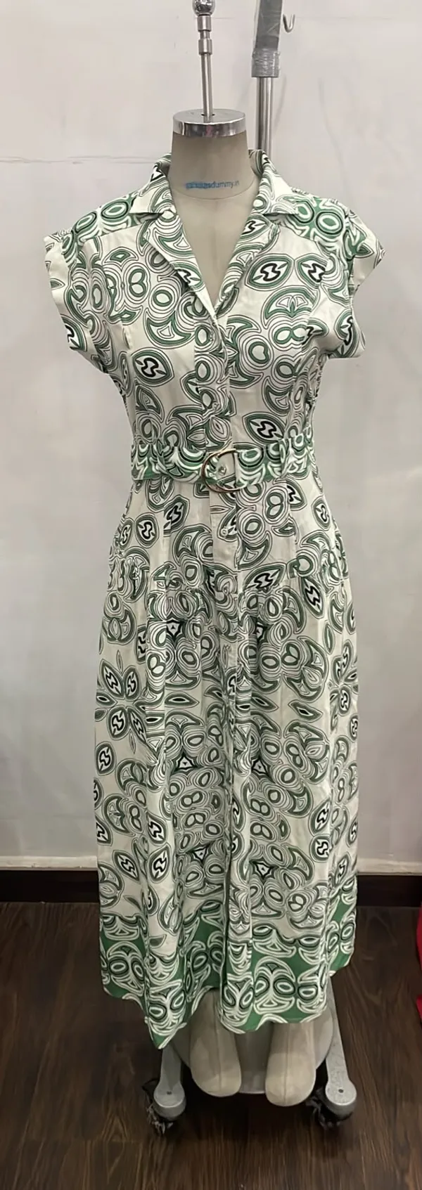 Green_Printed_Shirt_Dress_for_Women