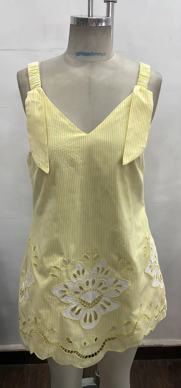Yellow_Striped_Sleeveless_Tunic_for_Women