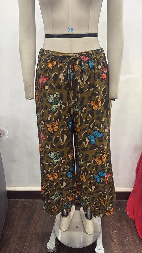 Brown_Printed_Wide_Leg_Trousers_for_Women