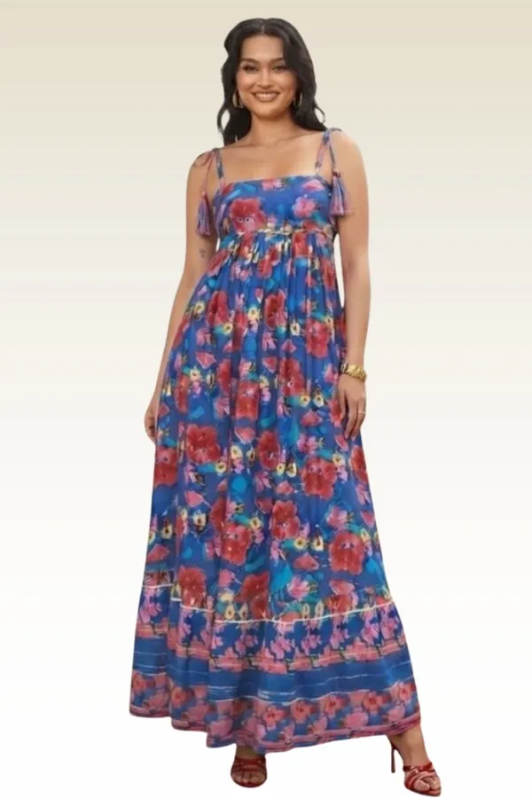 Women_Floral_Printed_Blue_Maxi_Dress