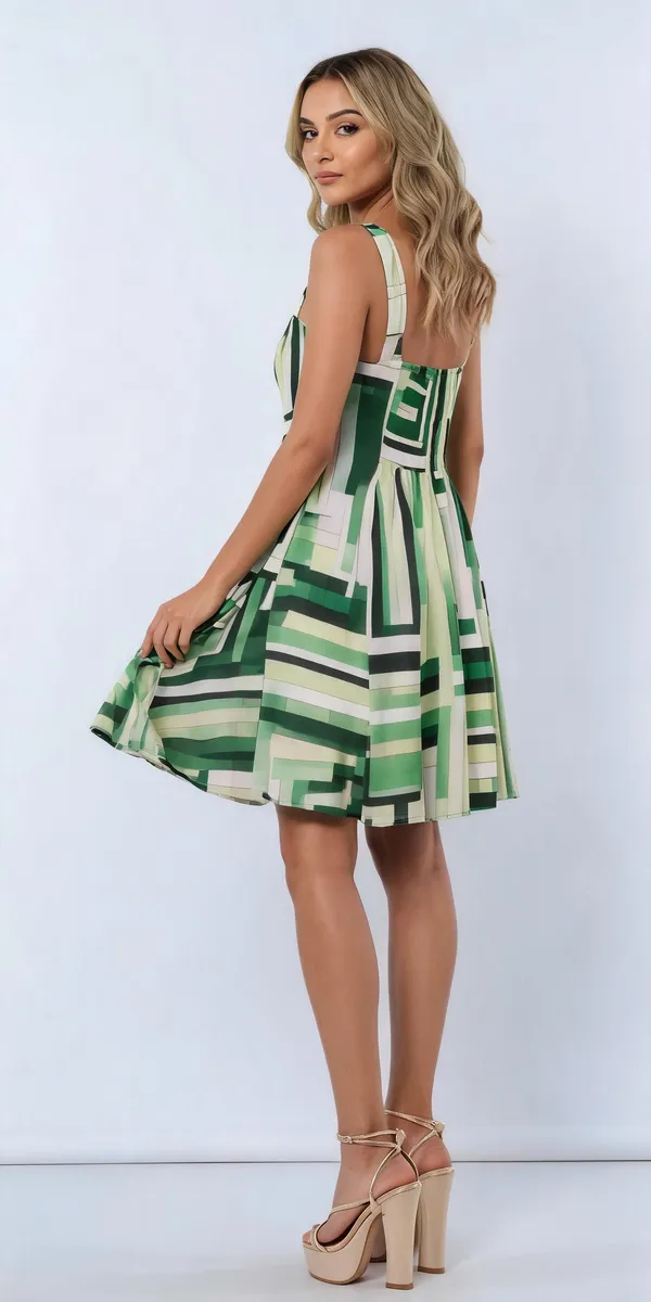 Multicolour_Viscose_Sleeveless_Geometric_Mini_Dress_For_Women