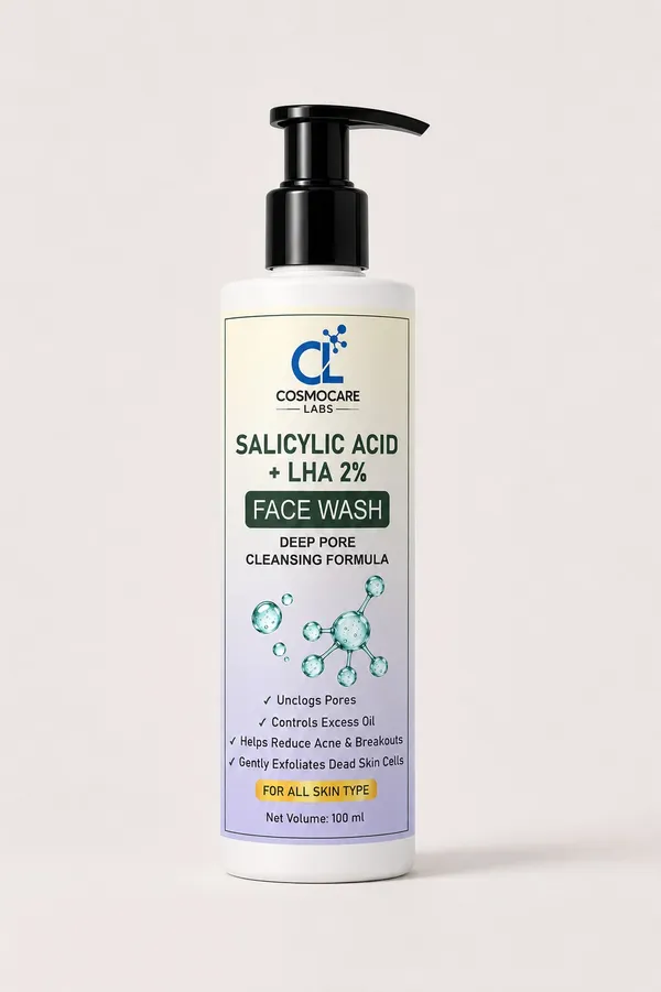 Cosmocare_Labs_Salicylic_Acid_LHA_2%_Face_Wash