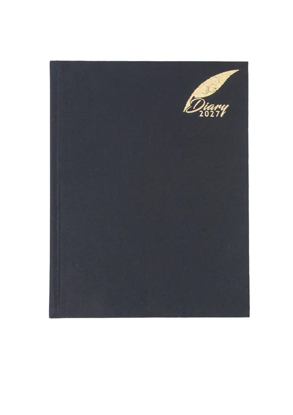 Black_Paper_Cover_Gold_Feather_2027_Ruled_Diary