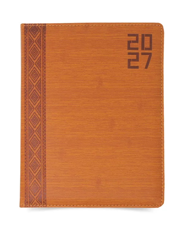 Brown_Woven_Geometric_Pattern_Pu_Cover_Ruled_Notebook