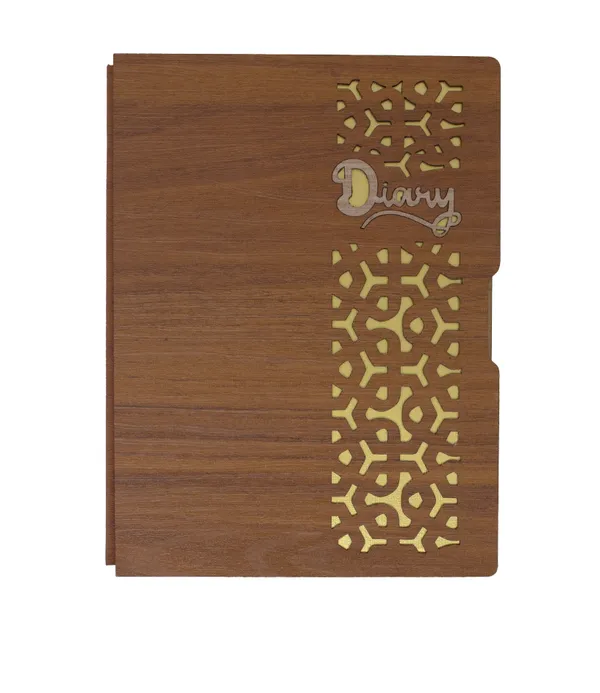 Brown_Wood_Cover_Decorative_Cutout_Pattern_Diary