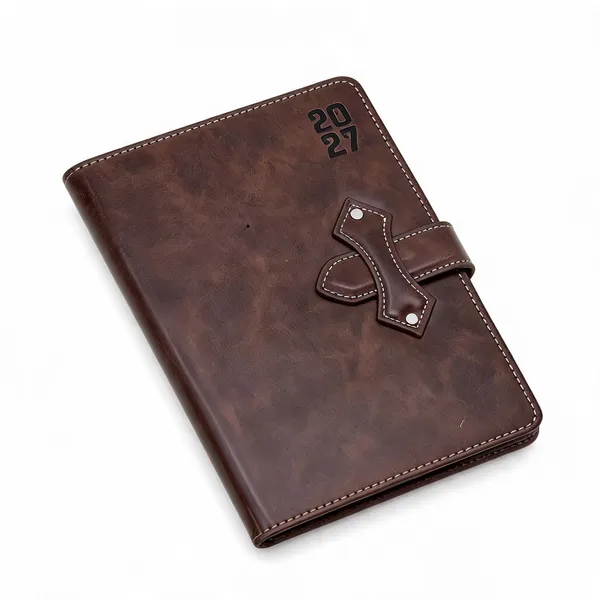 Black_Pu_Leather_Look_Strap_Closure_2027_Ruled_Diary