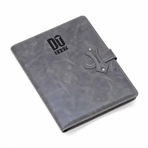 Grey_Pu_Cover_2027_Ruled_Diary_Planner_With_Strap_Closure