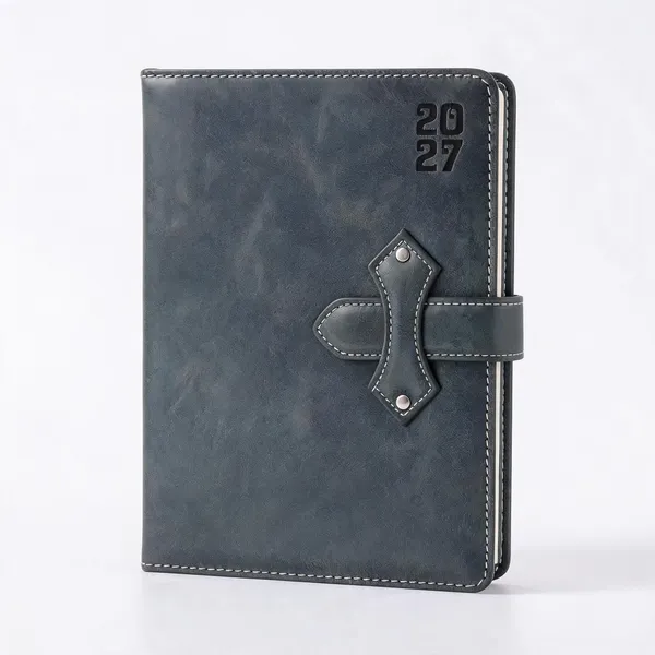 Black_Pu_2027_Diary_With_Strap_Snap_Closure_365_Pages