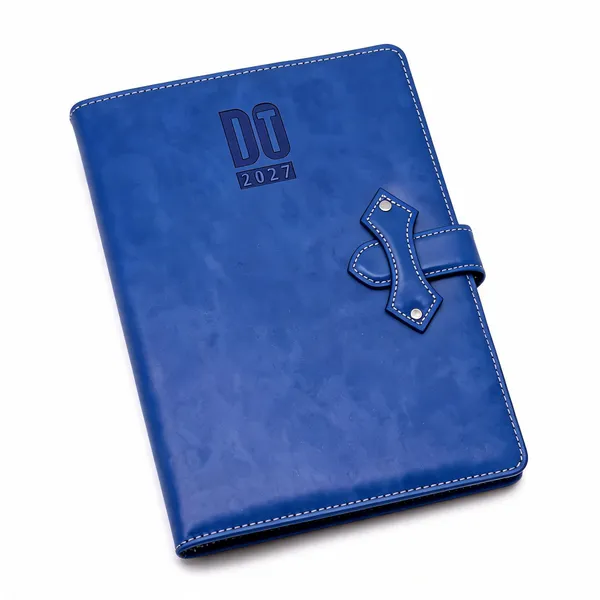 Blue_Snap_Closure_Embossed_2027_Diary_Notebook_365_Pages