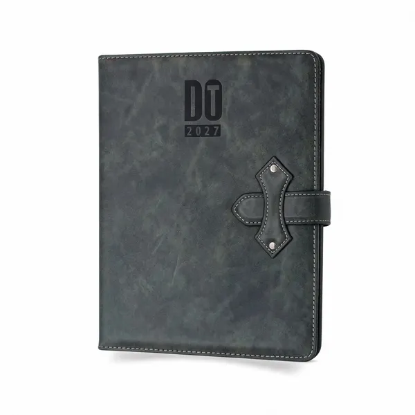 Black_Leather_Look_Strap_Closure_2027_Diary_365_Pages