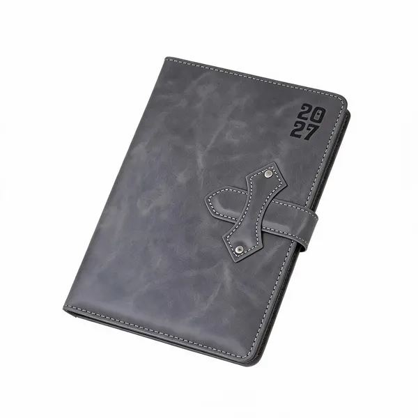 Grey_Pu_Stitched_Edge_Strap_Closure_2027_Diary_Planner