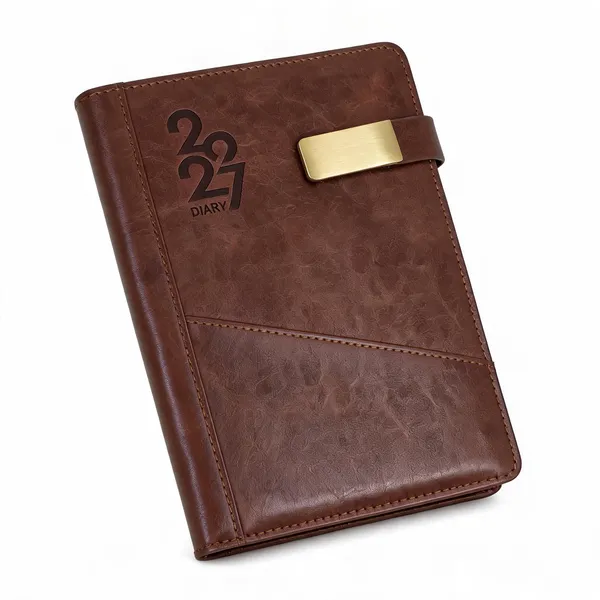 Brown_Textured_Pu_Strap_Closure_Diary_Notebook_365_Pages