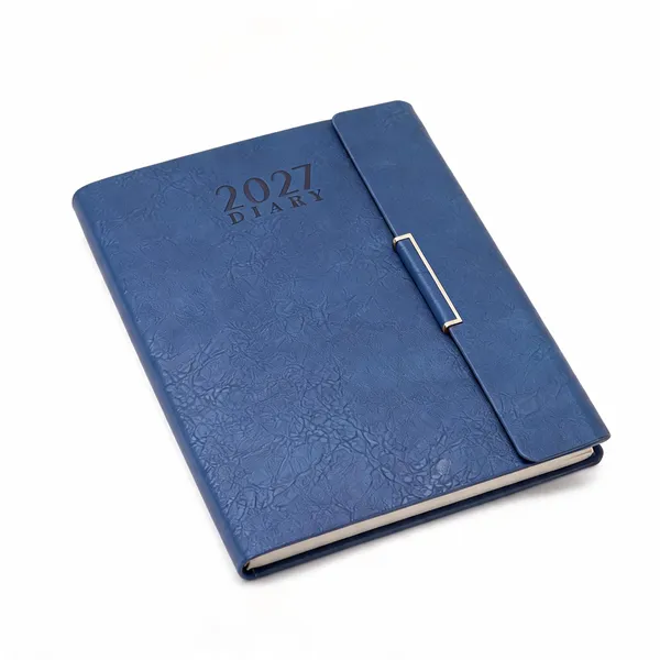 Blue_Pu_Cover_Embossed_2027_Diary_With_Strap_Closure