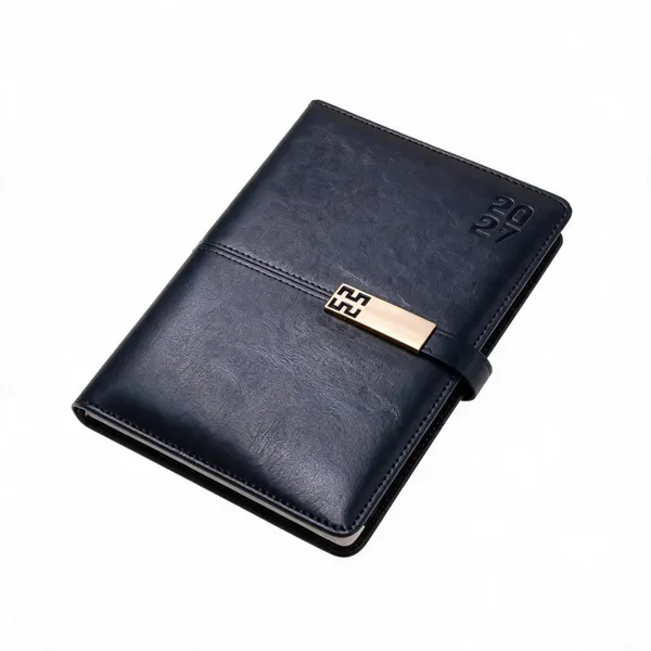 Black_Pu_Hardcover_Ruled_Diary_With_Strap_Closure